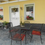 Ferienwohnung Sitzecke draußen